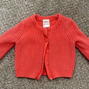 Hanna Andersson organic cotton cardigan 6-12mos